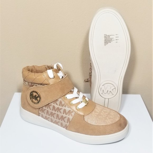 Authentic Michael Kors Sneaker Shoes, High-Tops, Size 5 - New Without Box - Picture 10 of 12